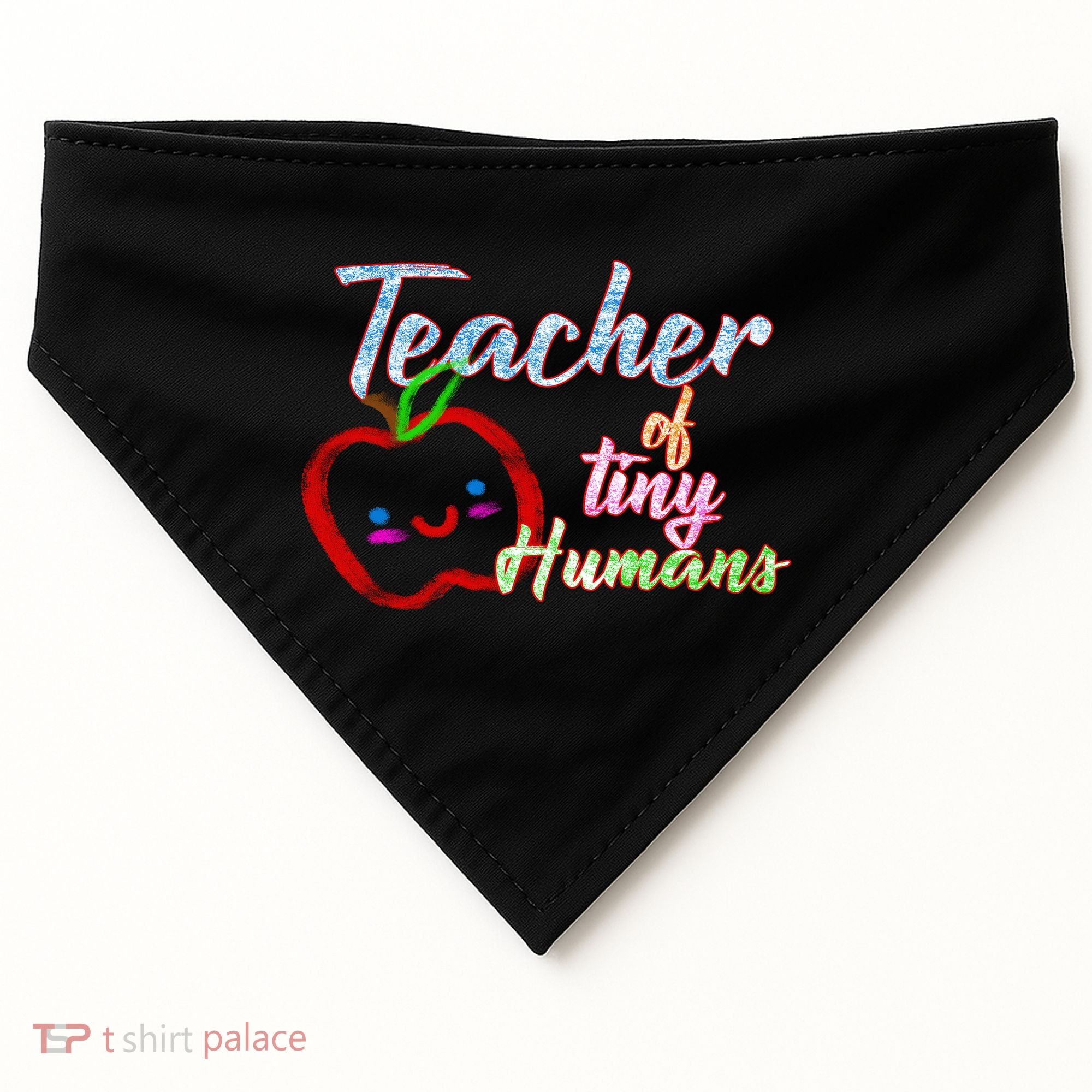 Teacher Of Tiny Humans USA-Made Doggie Bandana