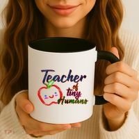 Teacher Of Tiny Humans Coffee Mug thumb 3