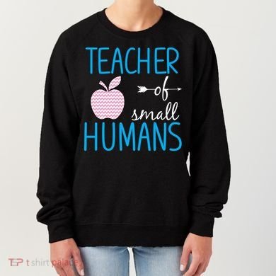 Teacher Of Tiny Humans Apple Women's Sweatshirt