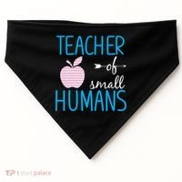Teacher Of Tiny Humans Apple USA-Made Doggie Bandana thumb 0