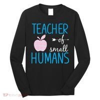 Teacher Of Tiny Humans Apple Long Sleeve Shirt thumb 0