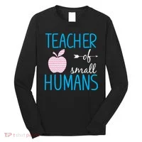 Teacher Of Tiny Humans Apple Long Sleeve Shirt thumb 0