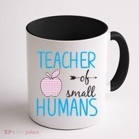 Teacher Of Tiny Humans Apple Coffee Mug thumb 1