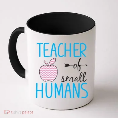 Teacher Of Tiny Humans Apple Coffee Mug