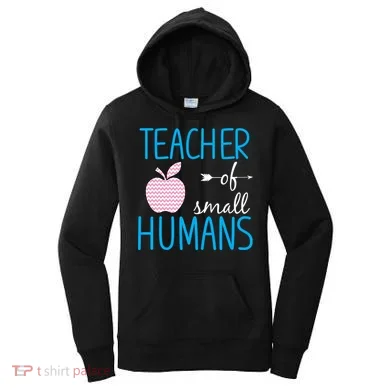 Teacher Of Tiny Humans Apple Women's Hoodie