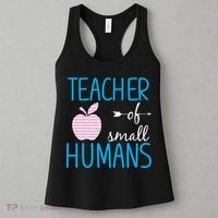 Teacher Of Tiny Humans Apple Women's Tank Top thumb 3