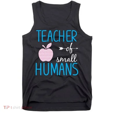 Teacher Of Tiny Humans Apple Tank Top