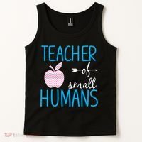 Teacher Of Tiny Humans Apple Tank Top thumb 2