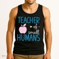 Teacher Of Tiny Humans Apple Tank Top thumb 3