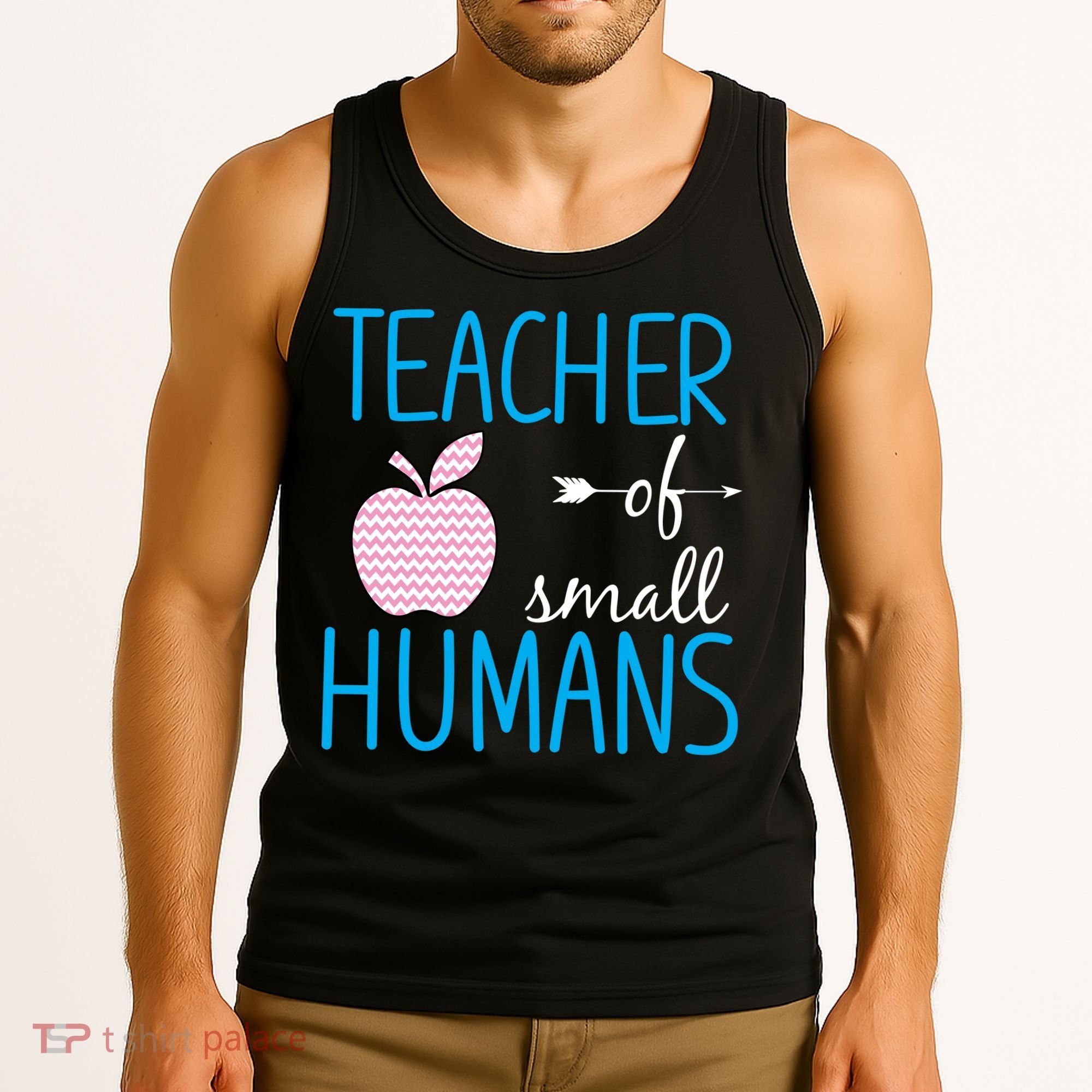 Teacher Of Tiny Humans Apple Tank Top