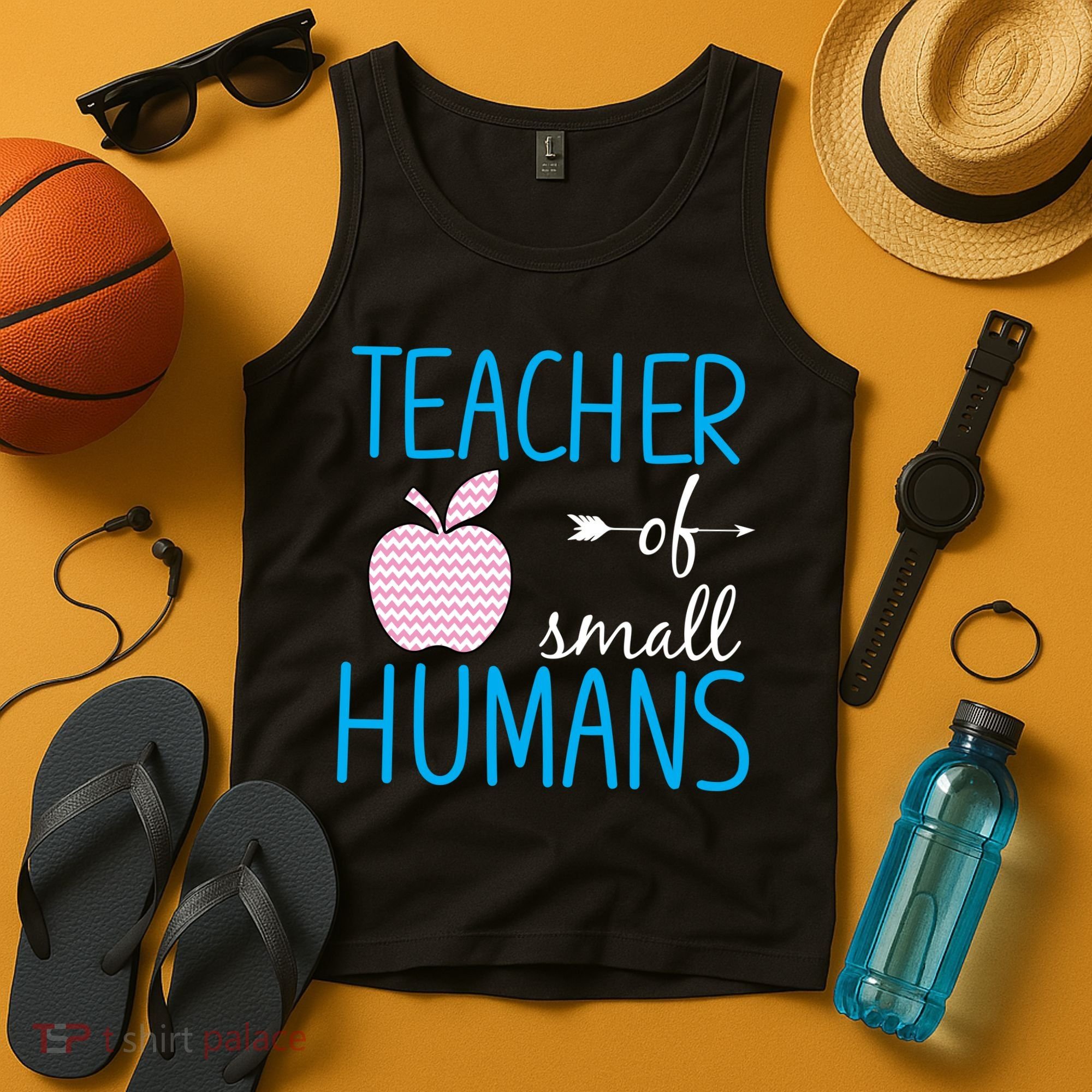 Teacher Of Tiny Humans Apple Tank Top