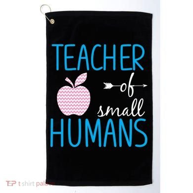 Teacher Of Tiny Humans Apple Golf Towel