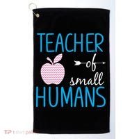 Teacher Of Tiny Humans Apple Golf Towel thumb 0