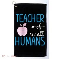 Teacher Of Tiny Humans Apple Golf Towel thumb 0