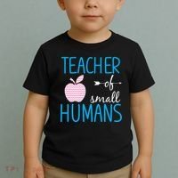 Teacher Of Tiny Humans Apple Toddler T-Shirt thumb 2
