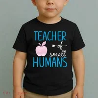 Teacher Of Tiny Humans Apple Toddler T-Shirt thumb 2