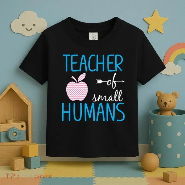 Teacher Of Tiny Humans Apple Toddler T-Shirt