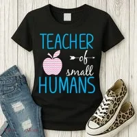 Teacher Of Tiny Humans Apple Women's T-Shirt thumb 3