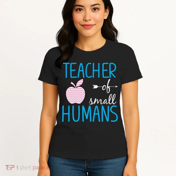 Teacher Of Tiny Humans Apple Women's T-Shirt
