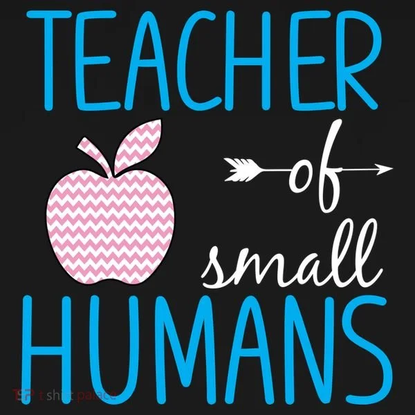 Teacher Of Tiny Humans Apple Women's T-Shirt