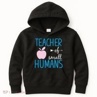 Teacher Of Tiny Humans Apple Kids Hoodie thumb 0