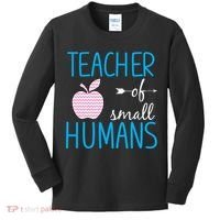 Teacher Of Tiny Humans Apple Kids Long Sleeve Shirt thumb 0