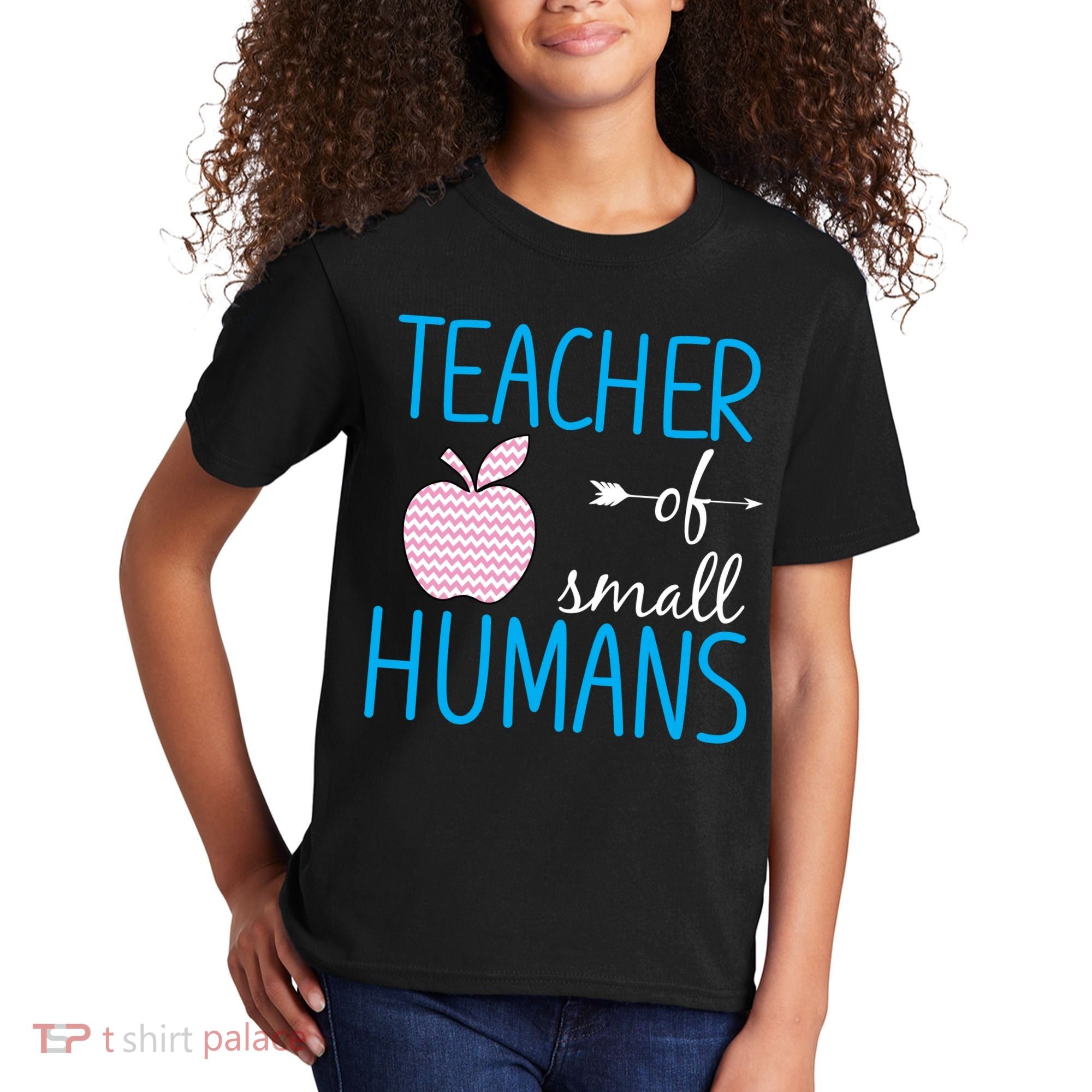 Teacher Of Tiny Humans Apple Kids T-Shirt