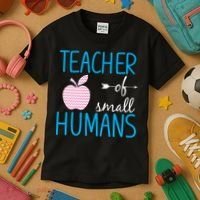 Teacher Of Tiny Humans Apple Kids T-Shirt thumb 3