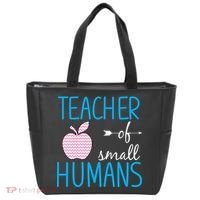 Teacher Of Tiny Humans Apple Tote Bag thumb 0