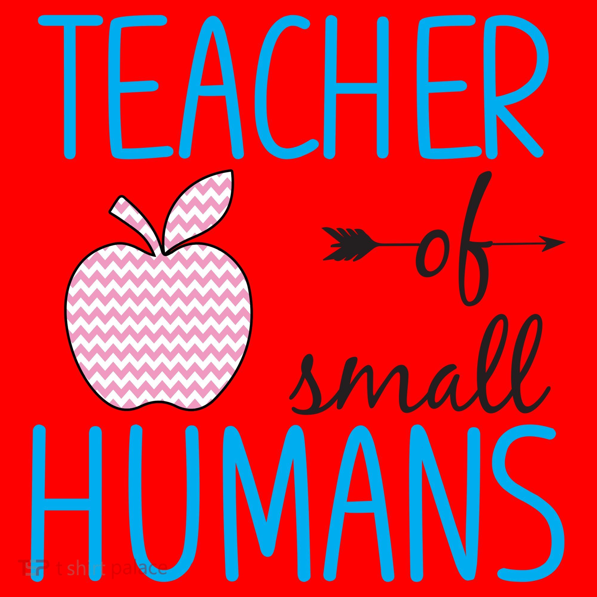 Teacher Of Tiny Humans Apple Santa Hat