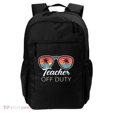 Teacher Off Duty Tropical Vacation Backpack