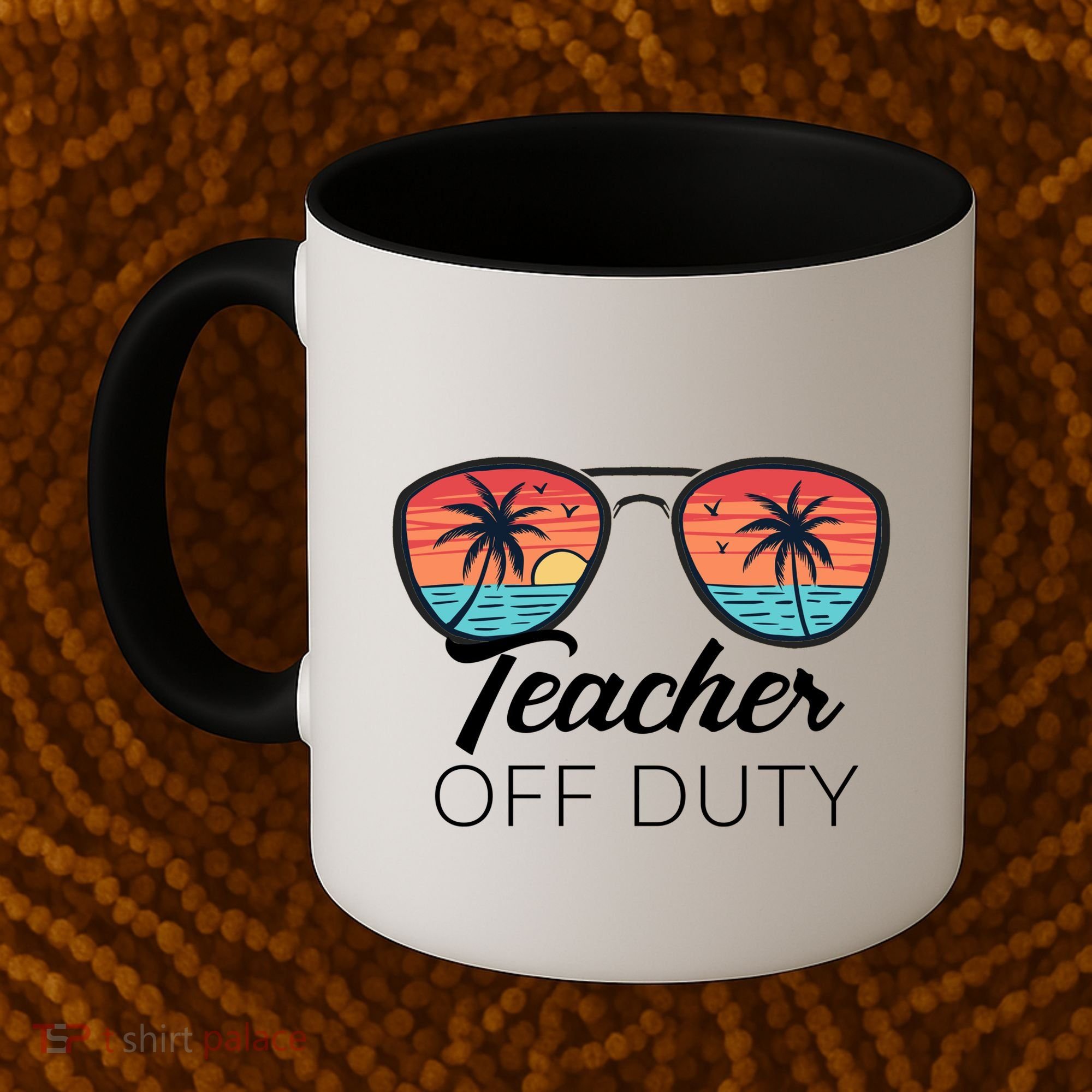 Teacher Off Duty Tropical Vacation Coffee Mug