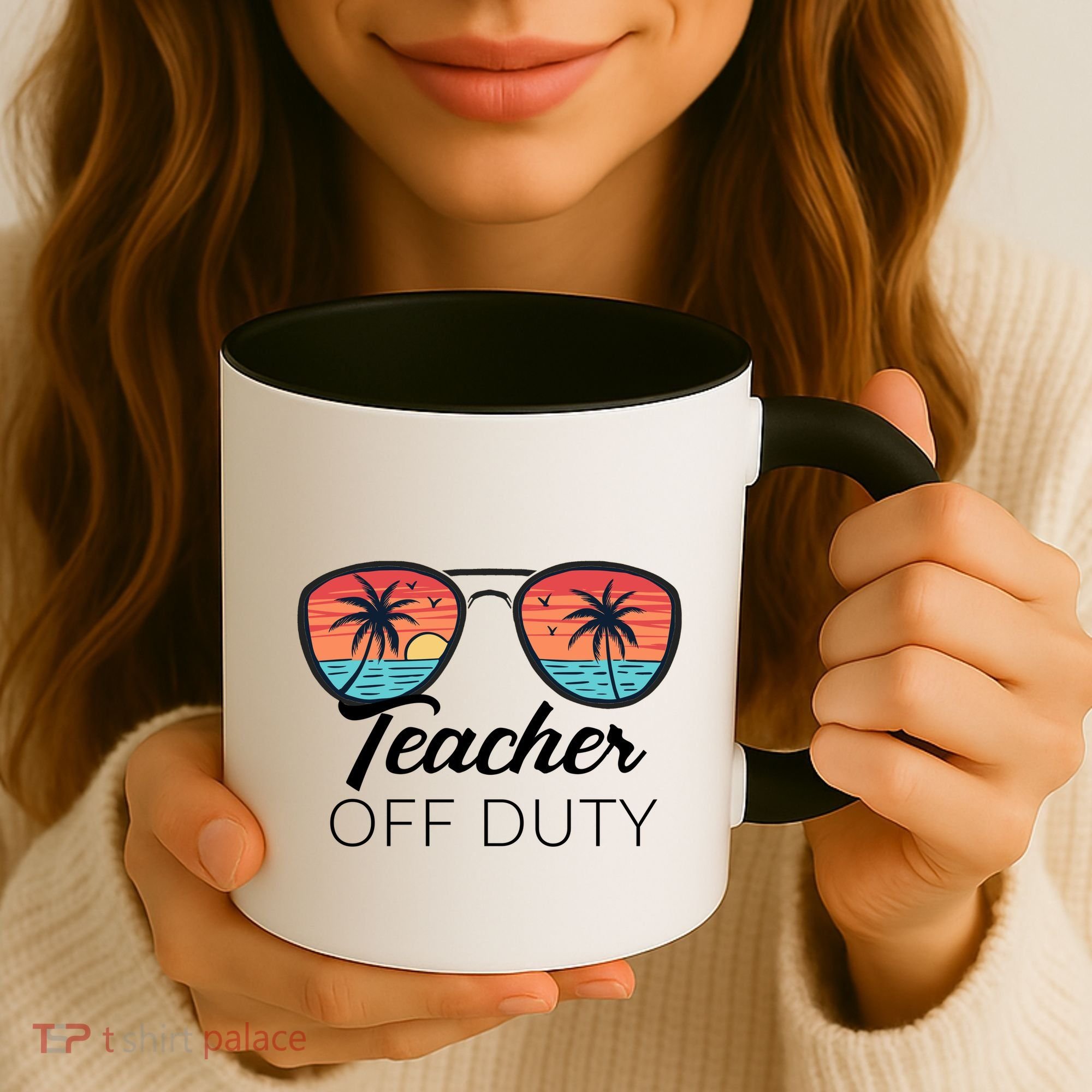 Teacher Off Duty Tropical Vacation Coffee Mug