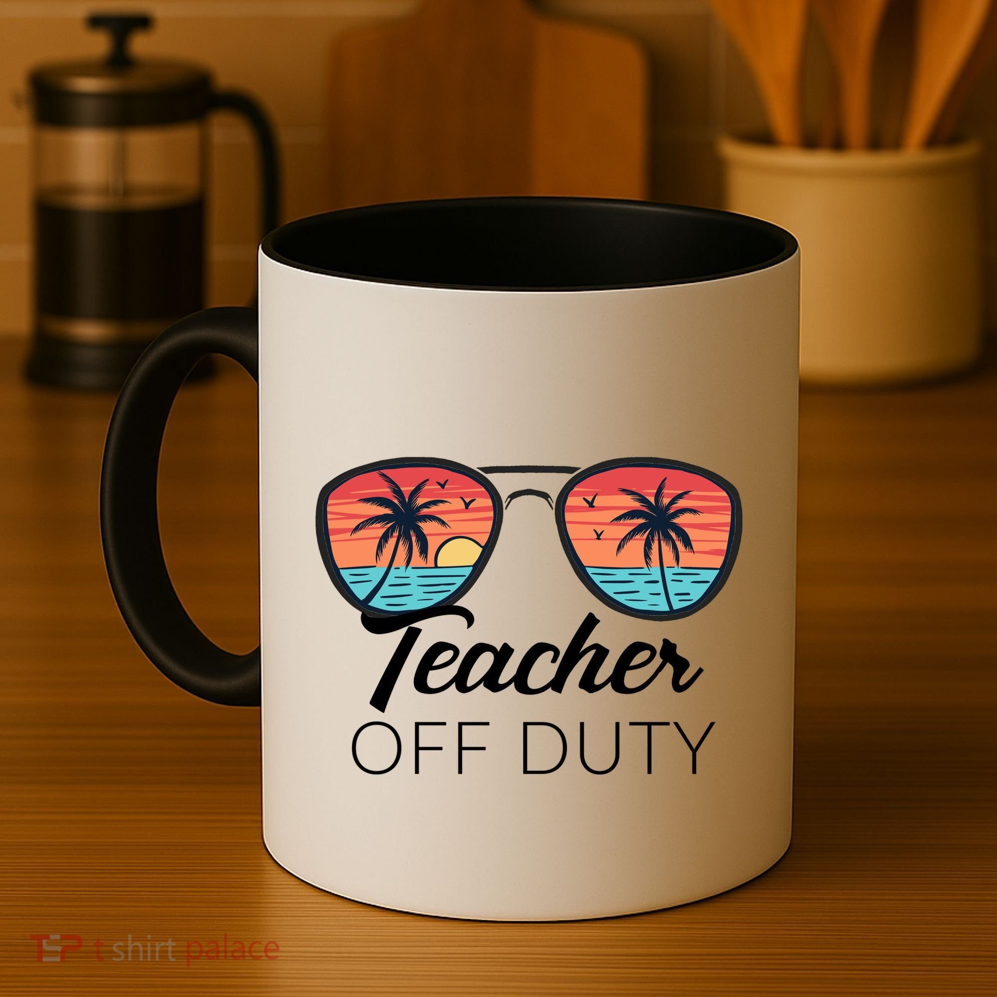 Teacher Off Duty Tropical Vacation Coffee Mug