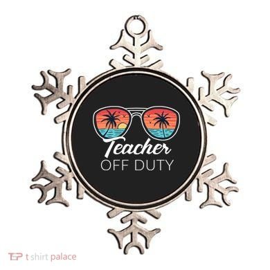 Teacher Off Duty Tropical Vacation Ornament