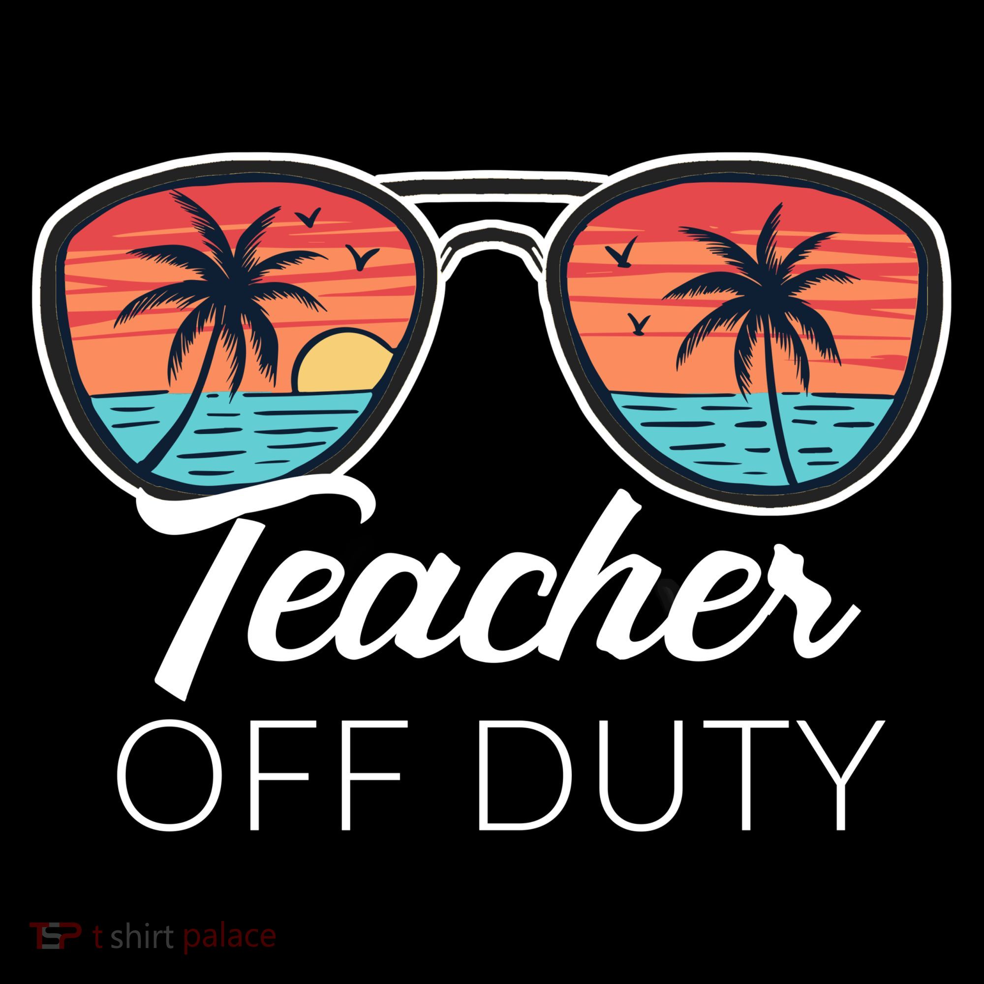 Teacher Off Duty Tropical Vacation Ornament