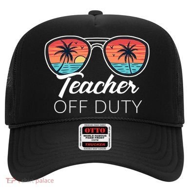 Teacher Off Duty Tropical Vacation Hat