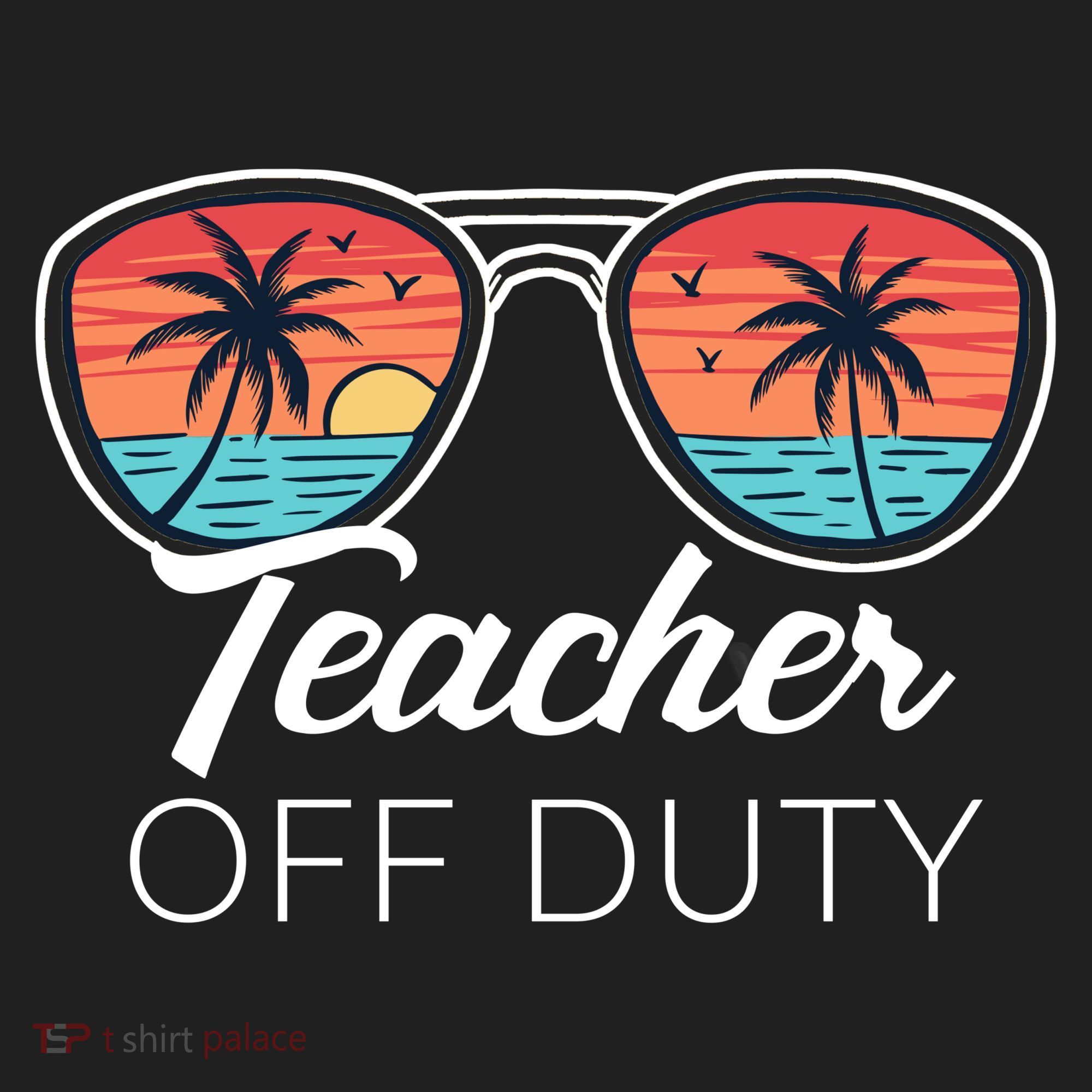 Teacher Off Duty Tropical Vacation Hat