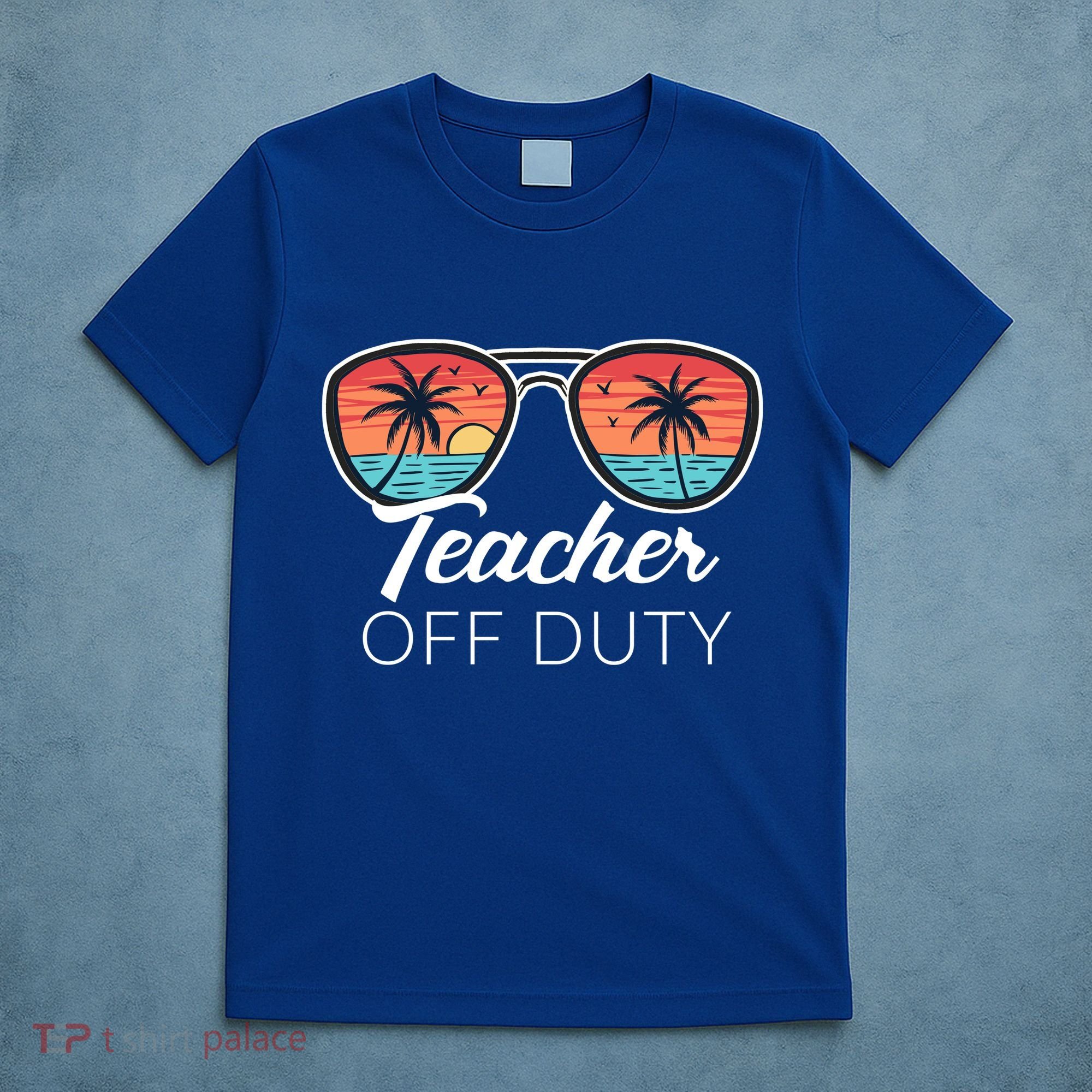 Teacher Off Duty Tropical Vacation T-Shirt