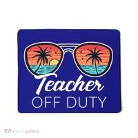 Teacher Off Duty Tropical Vacation Mousepad thumb 0