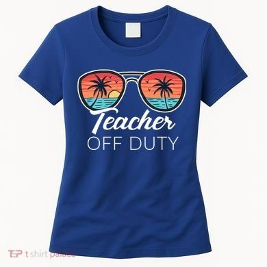 Teacher Off Duty Tropical Vacation Women's T-Shirt