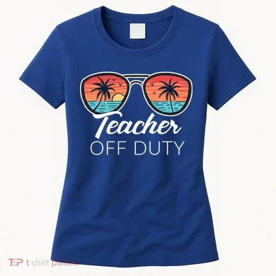 Teacher Off Duty Tropical Vacation Women's T-Shirt