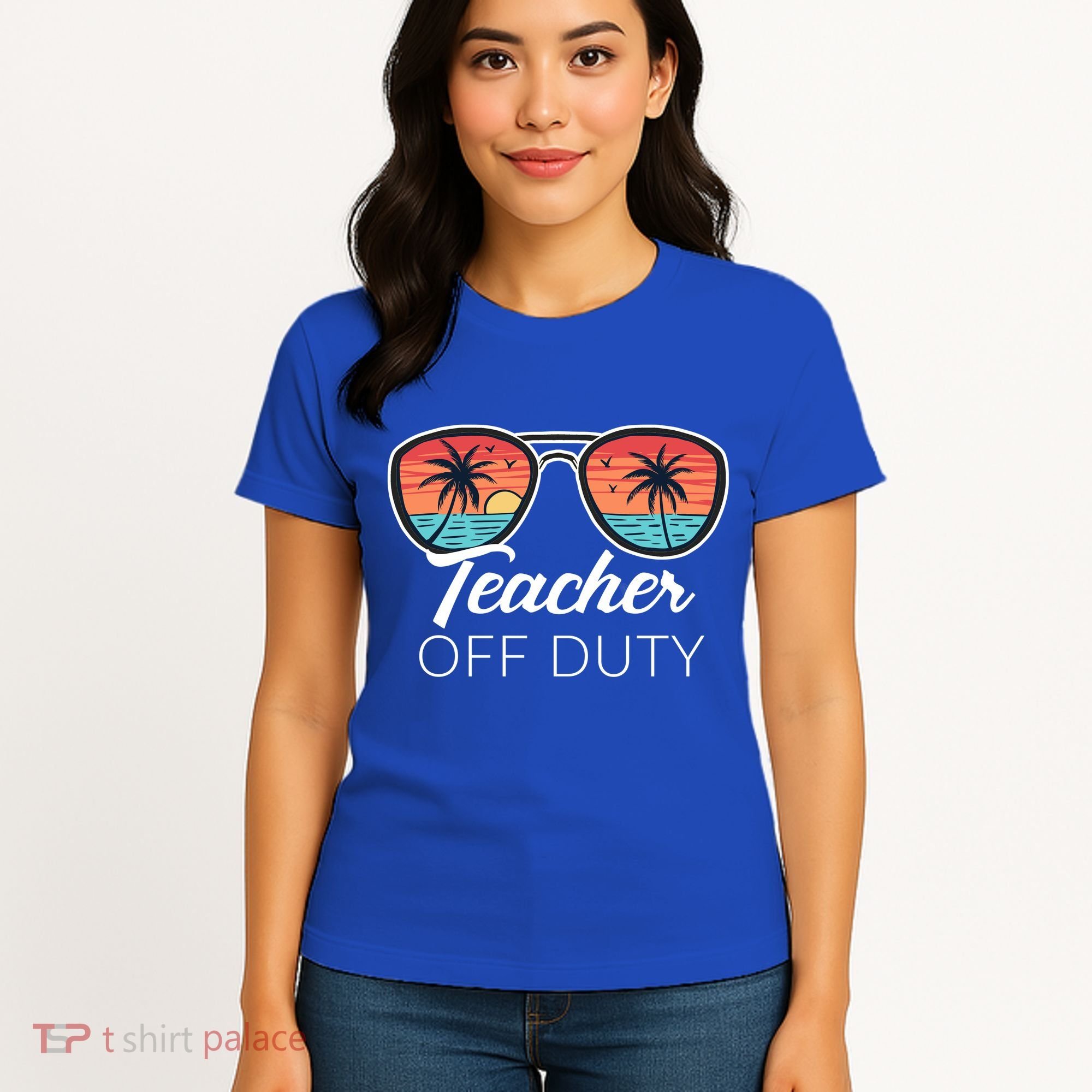 Teacher Off Duty Tropical Vacation Women's T-Shirt