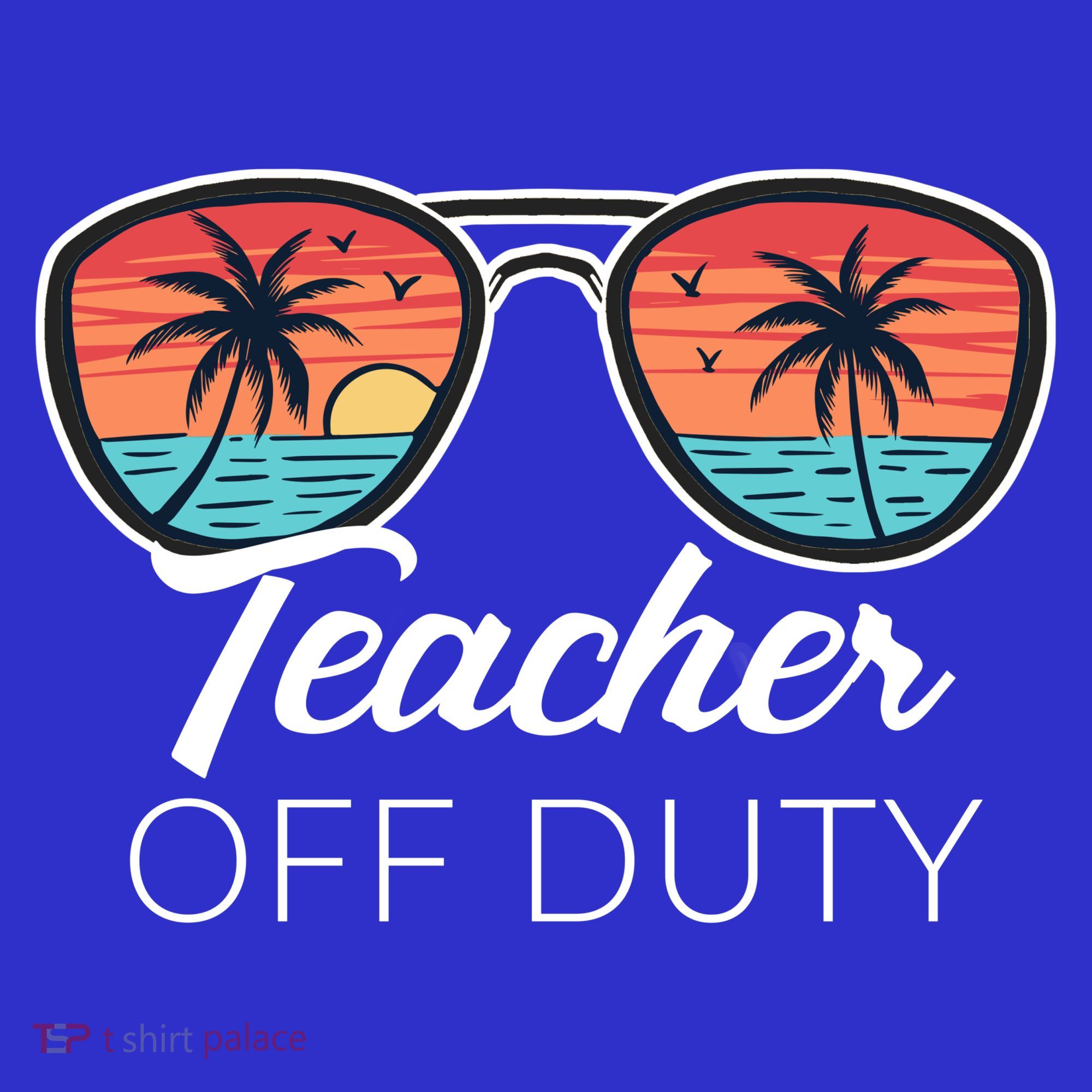 Teacher Off Duty Tropical Vacation Women's T-Shirt