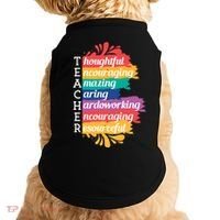 Teacher Rainbow Quote Doggie Tank thumb 0