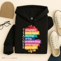 Teacher Rainbow Quote Hoodie thumb 4