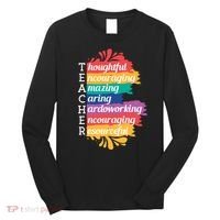 Teacher Rainbow Quote Long Sleeve Shirt thumb 0