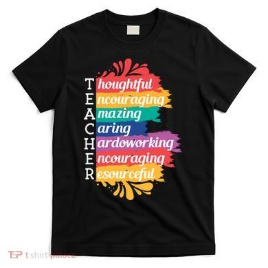 Teacher Rainbow Quote T-Shirt