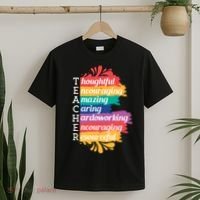 Teacher Rainbow Quote T-Shirt thumb 2
