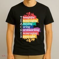 Teacher Rainbow Quote T-Shirt thumb 3
